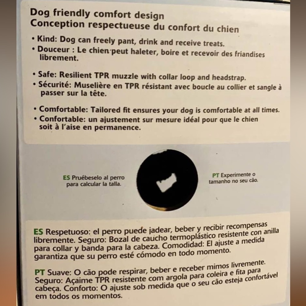 Dog muzzle - Picture 5 of 6